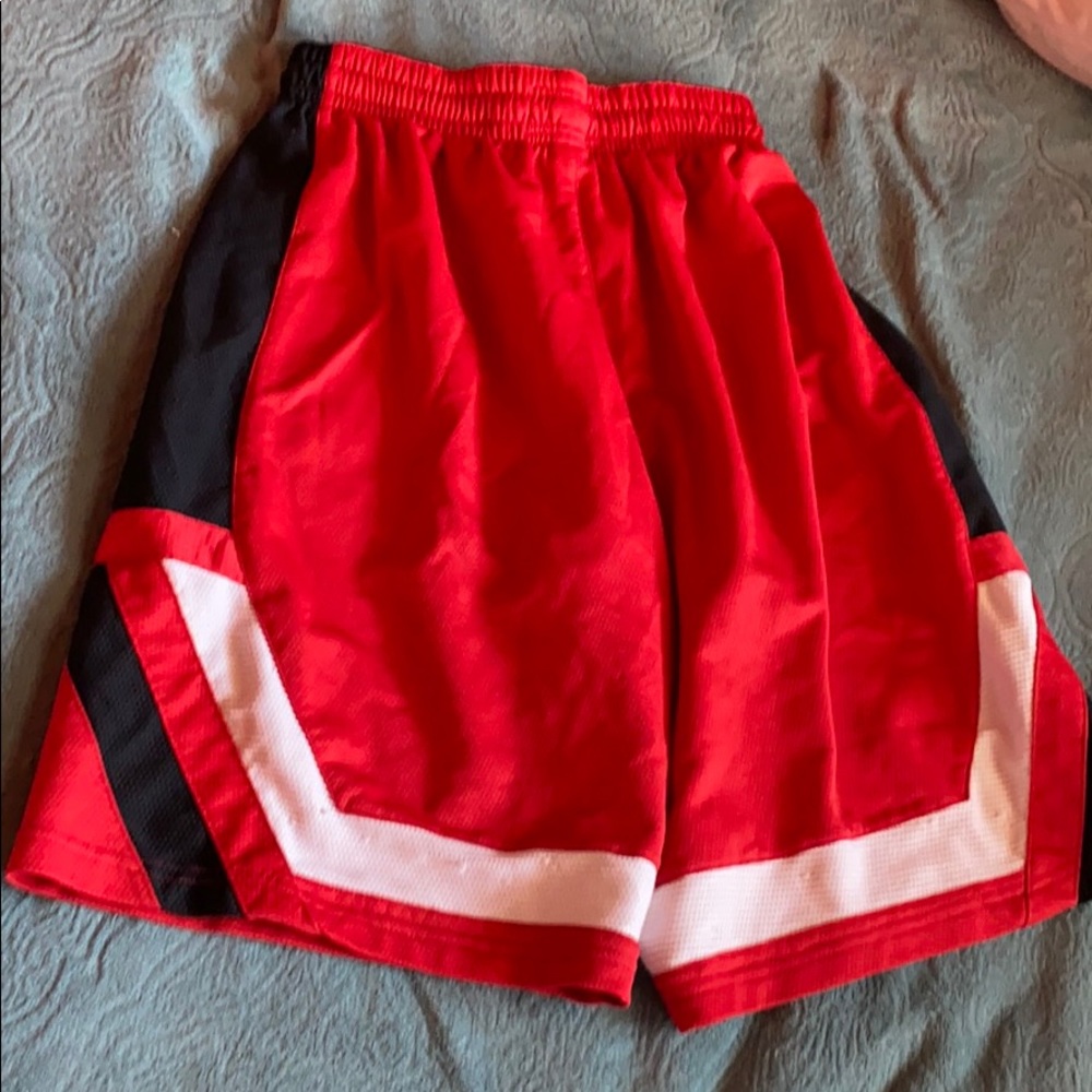 Red shorts